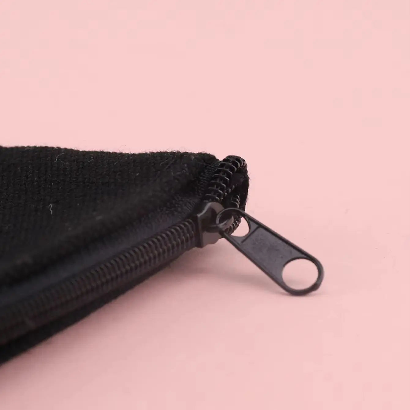 Canvas Pencil Case Simple Plain Zipper Stationery Pen Pouch Portable Lightweight School Supplies Storage Bag Back To School Gift